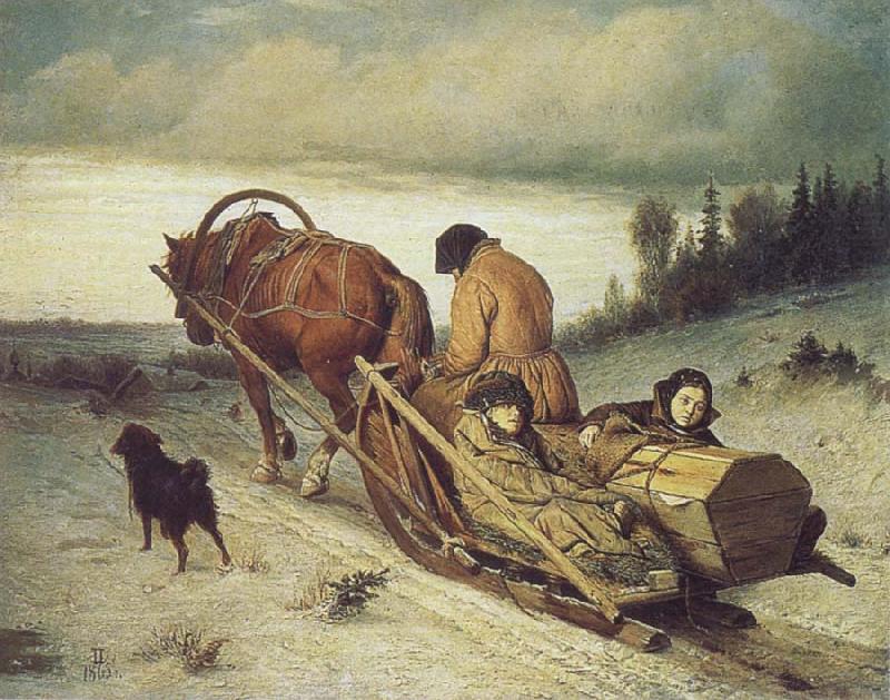 Vasily Perov The Last Farewell china oil painting image